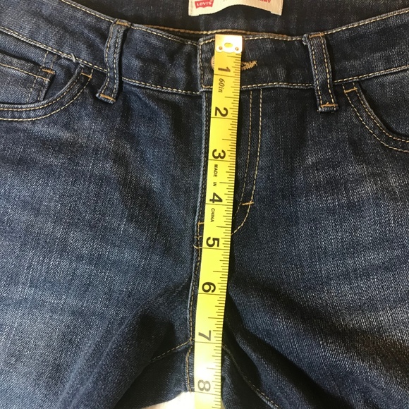 Girls Levis Skinny Jeans With Stars - Size 16 Reg - Picture 4 of 8